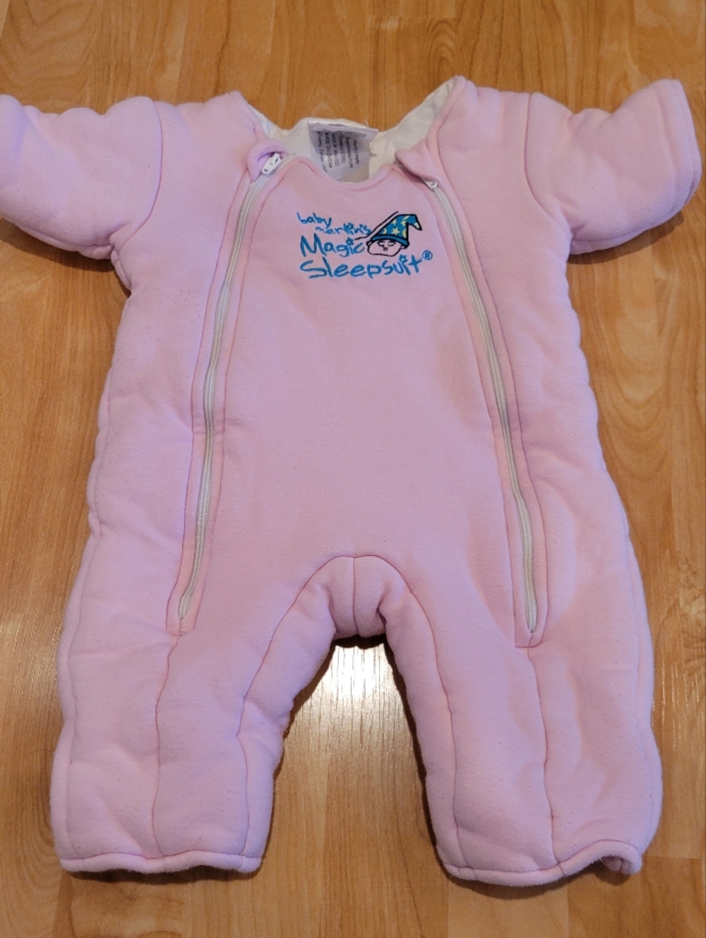 Baby Merlin's Magic Sleepsuit Pink Infant Sleepsack Size Small 3-6 Months